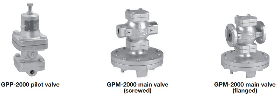 Reducing valve for steam Yoshitake GP-2000