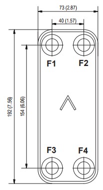 Габариты SWEP E5T